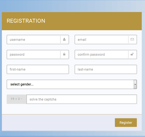 Bootstrap CSS Form Style 7