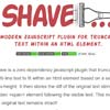 Shave.js : JavaScript plugin that Truncates Text