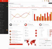 Elephant - Dashboard & Admin Site Responsive Template