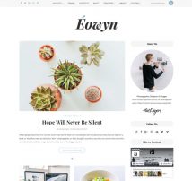 Eowyn - A Minimal Responsive WordPress Blog Theme