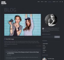 Photography Fullscreen WordPress Theme - JohnBlack Photography