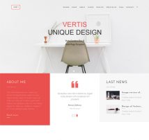 Verti - Creative OnePage & MultiPage Drupal 8 Theme