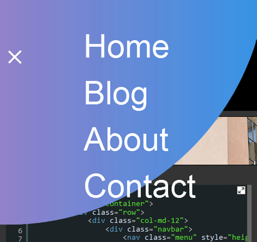 Navigation Menu Style 3