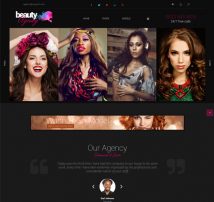Models Agency - model and fashion portfolio WordPress theme