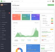Roosa - Just Another Dashboard Template