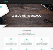 Unaca - One Page Parallax Template