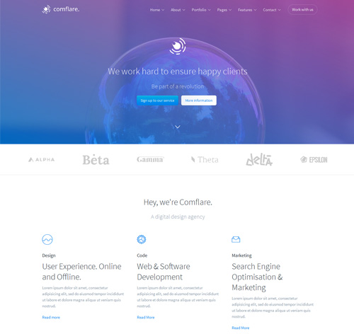 Comflare - Multipurpose WordPress Theme