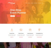 Happy Events - Holiday, Event Agency & Planner Events WordPress Theme