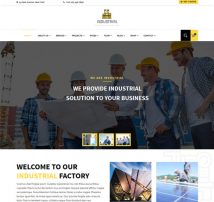 Industrial - Industry & Business HTML Template