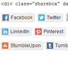 Sharebox : jQuery plugin for List of Social Buttons