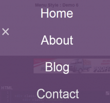 Navigation Menu Style 6