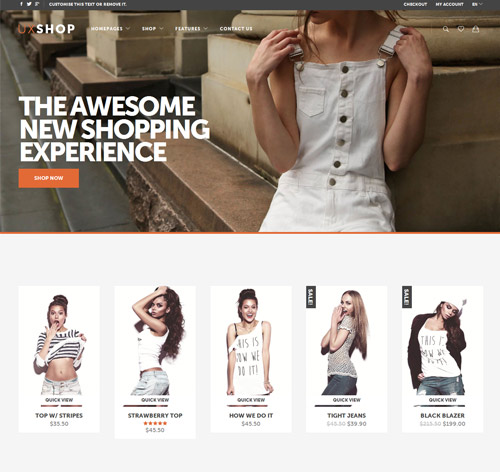 UX Shop - Responsive WooCommerce theme