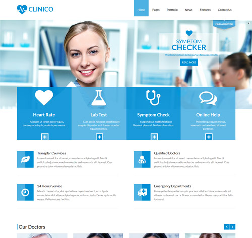 Clinico - Premium Medical and Health Joomla Template
