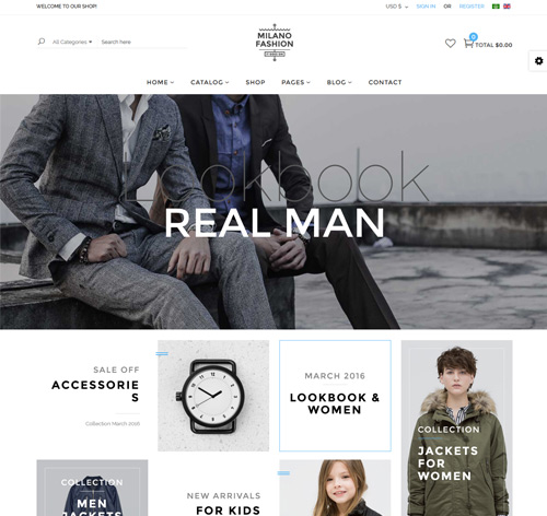 Milano - Fashion Responsive Virtuemart Template