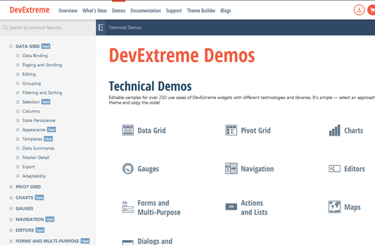 DevExtreme : HTML5 JavaScript Component Suite for Responsive Web Development