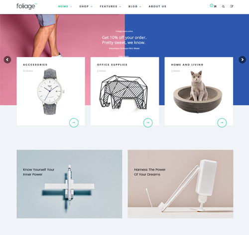 Foliage - Multipurpose WooCommerce WordPress Theme