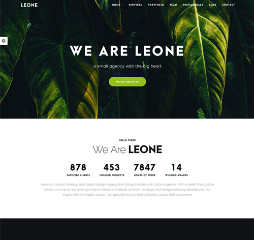 Leone - One Page Multi Purpose Joomla! Template