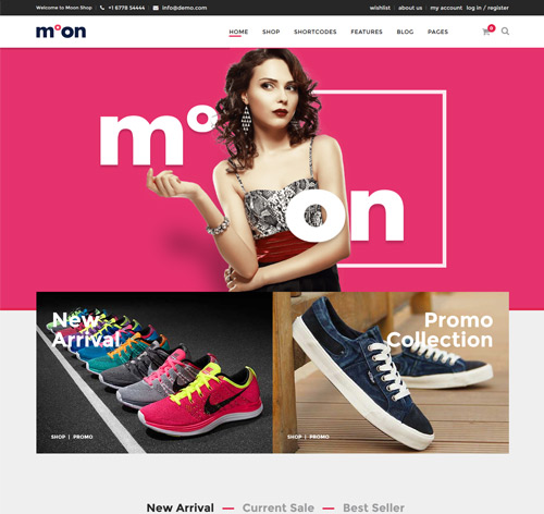 Moon Shop - Responsive eCommerce WordPress Theme for WooCommerce