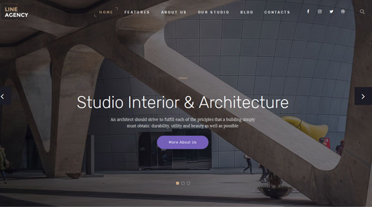 Line Agency | Interior Design & Architecture Theme
