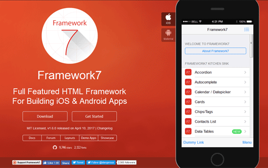 Frameworks-For-Mobile-App-Development-Mobile-framework7