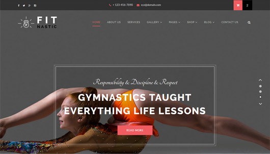 Fitnastic | Sports, Health, Gym & Fitness HTML Template