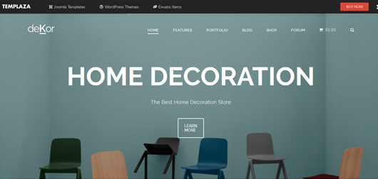 deKor - Interior WordPress Theme