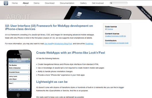 Frameworks-For-Mobile-App-Development-iUI-Framework