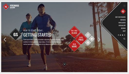 FitCross | Responsive Sport, Gym and Fitness Template