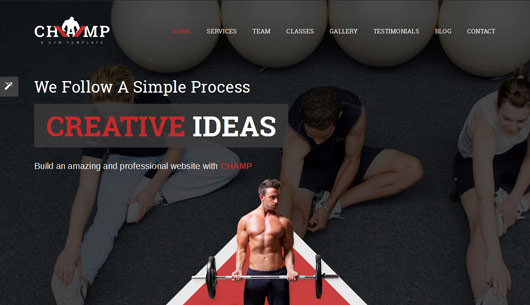 Champ | Gym, Fitness & Yoga HTML Template