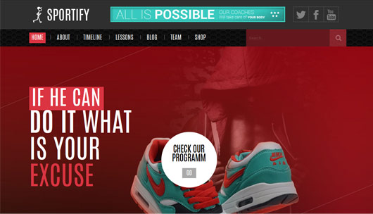 Sportify | Gym HTML Theme
