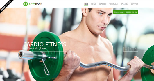 GymBase | Responsive Gym Fitness Template