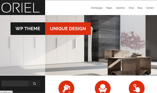 ORIEL - Responsive Interior Design WordPress Theme