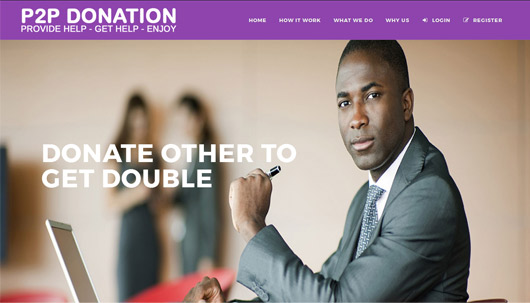 ePonzi - Pair To Pair 2:1 MATRIX Donation Platform