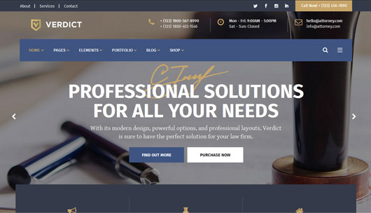 Verdict - An Expert Theme for Lawyers