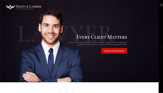 Dixon & Lamber | Law Firm WP Theme