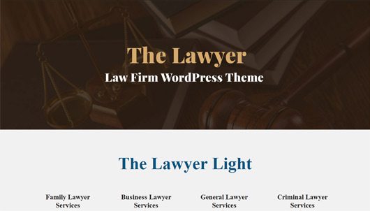 The Lawyer - Attorney, Lawyer & Law Firm WordPress Theme