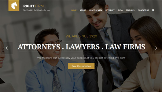Right Firm- Law Firm WordPress Theme