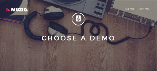 Muziq - Music Band & Musician Template