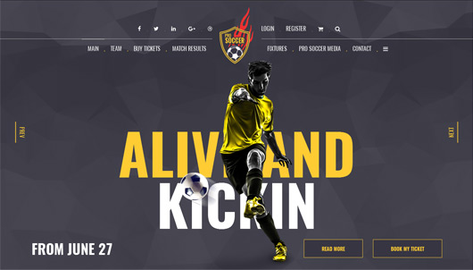 Soccer Acumen - Soccer and Football Club HTML Template