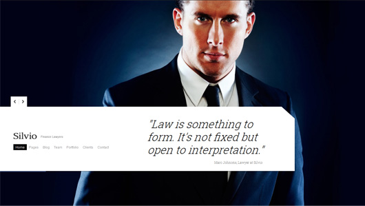 Silvio - Lawyer & Business WordPress Theme