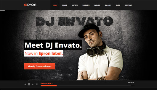 Epron - Responsive Music Theme