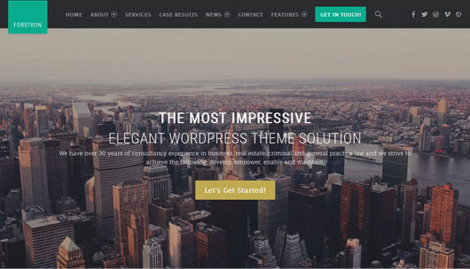 Forstron - Legal Business WordPress Theme
