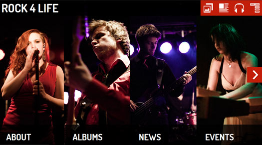 Rock4Life- Responsive Template for Bands/Musicians