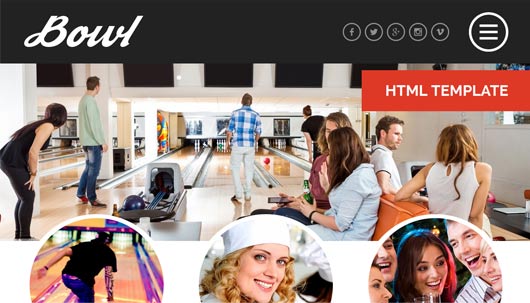 BOWL - Responsive Bowling Center HTML Template