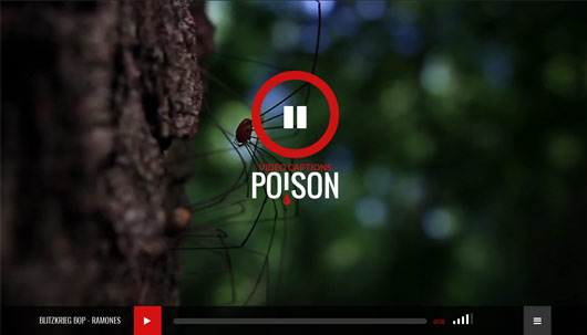 Poison - Music HTML One Page Template