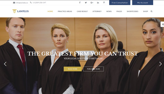 Law Plus - Law Responsive WordPress Theme