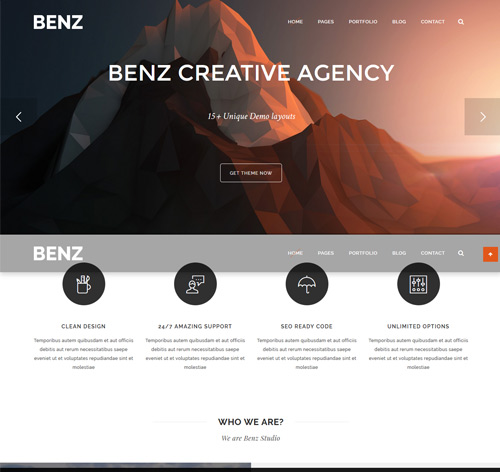 Benz - Multipurpose Drupal 8 Theme