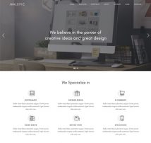 Malefic - Multipurpose One Page Responsive WordPress Theme