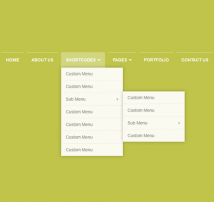Navigation Menu Style 14