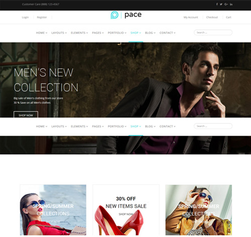 Pace - Responsive MultiPurpose Joomla Theme